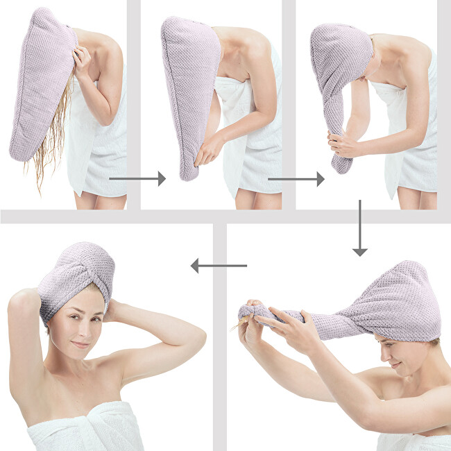Sefiros WrapSha 2 quick drying hair towel plaukų formavimo prietaisas