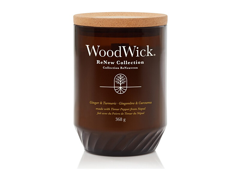 WoodWick WW.ReNew sklo velké/Ginger & Turmeric Unisex