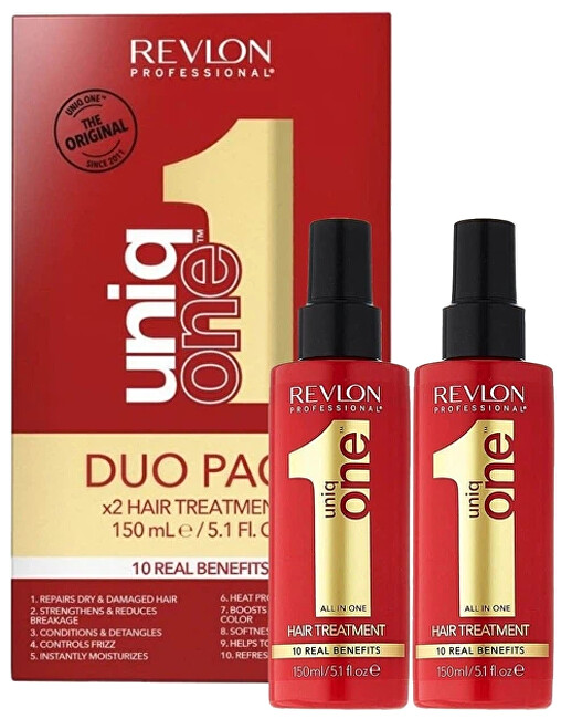 Revlon Professional UniqOne Hair Treatment Leave-in Care Set 2 x 150 ml 150ml Moterims