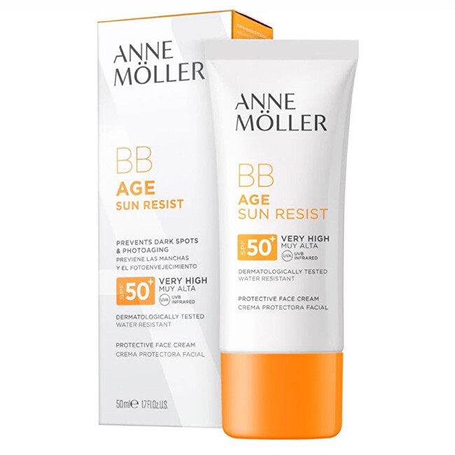 Anne Möller Protective BB cream against dark spots and skin aging SPF 50+ Age Sun Resist (BB Cream) 50 ml 50ml CC kremas
