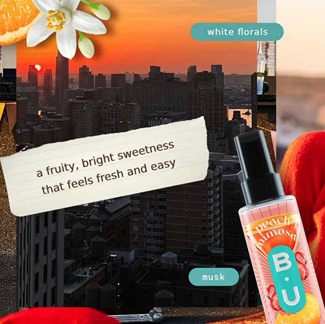 B.U. Peach Mimosa - tělov&yacute; a vlasov&yacute; sprej 100ml kvepalai Moterims