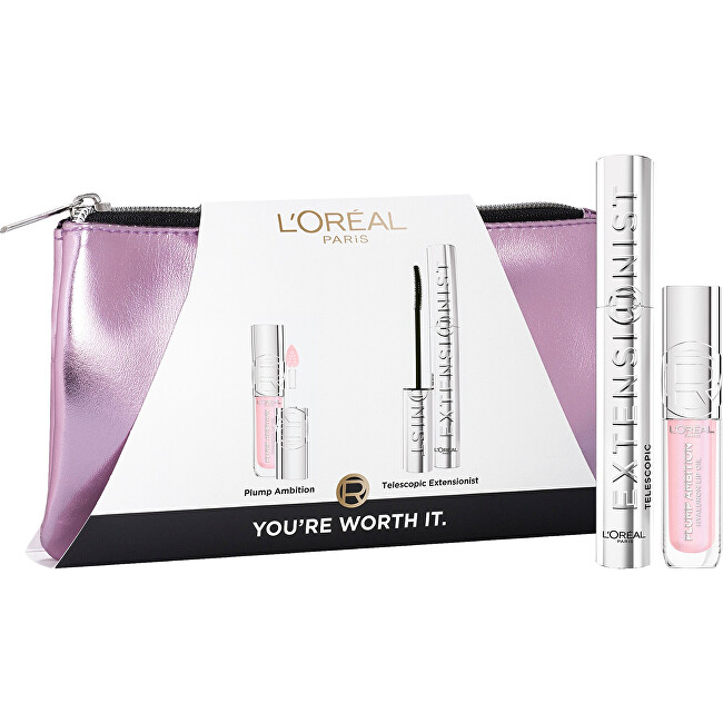 L'Or&eacute;al Paris You're Worth It Gift Set blakstienų tu&scaron;as