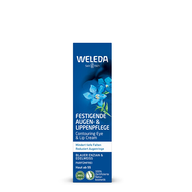 Weleda Lifting cream for eye and lip contours Blue Gentian and Alpine Protež (Contouring Eye & Lip Cream) 1 10ml vietinės priežiūros priemonė