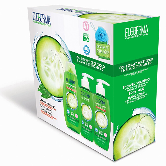 Eloderma Cucumber and Mallow body and hair care gift set šampūnas