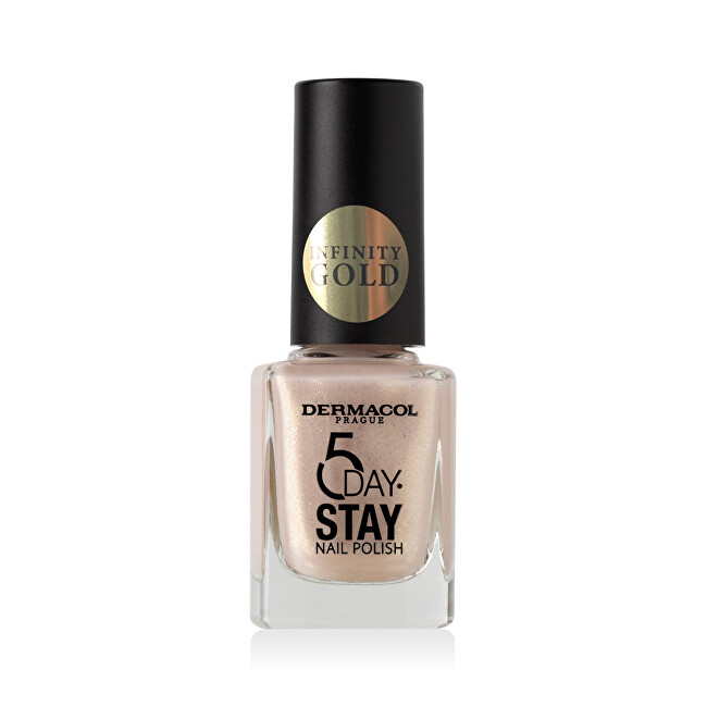 Dermacol Long-lasting nail polish Infinity Gold (Nail Polish) 11 ml 62 Shimmer nagų lakas