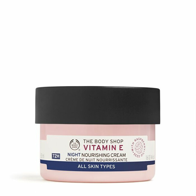 The Body Shop Night nourishing skin cream Vitamin E (Night Cream) 50 ml 50ml Moterims