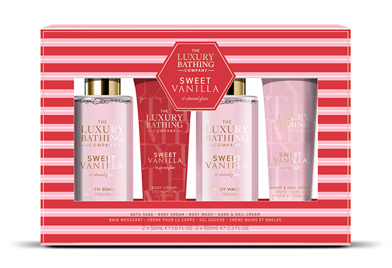 The Luxury Bathing Company Vanilla & Almond Body Care Gift Set 4 pcs Moterims