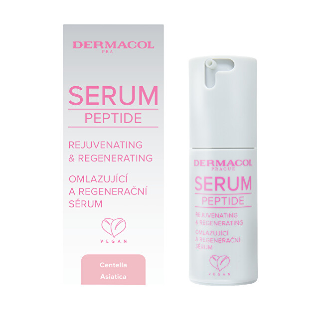 Dermacol Intensive serum with peptides Peptide Serum Drėkinamasis veido kremas Moterims