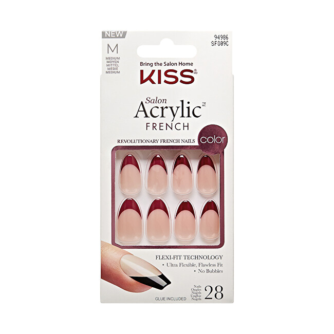 Kiss KS Salon Acrylic French Color - Catchy priemonė nagams