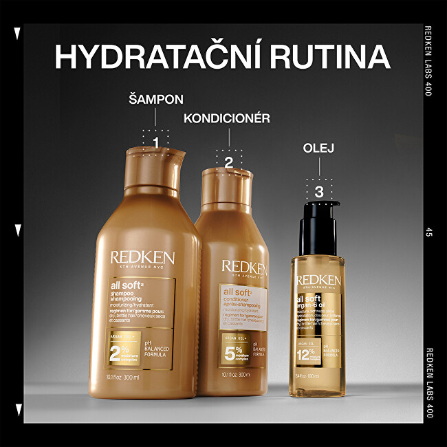 Redken Multipurpose oil All Soft Argan-6 (Oil) 100 ml 100ml &scaron;ampūnas