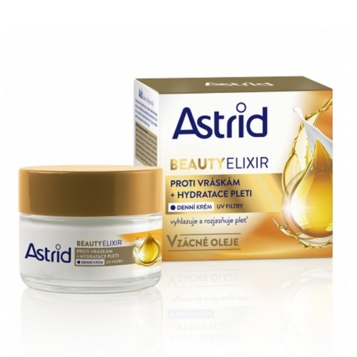 Astrid Moisturizing anti-wrinkle day cream with UV filters Beauty Elixir 50 ml 50ml Moterims
