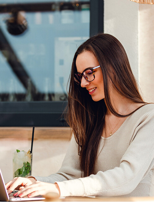 Vuch Br&yacute;le s filtrem modr&eacute;ho světla Howe Design Brown akiniai nuo saulės