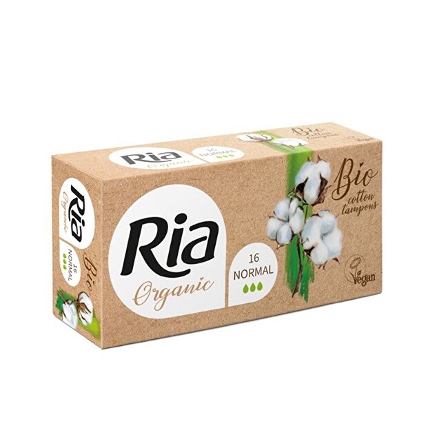 Ria Women&acute;s BIO / Vegan tampons Organic Normal 16 pcs Moterims