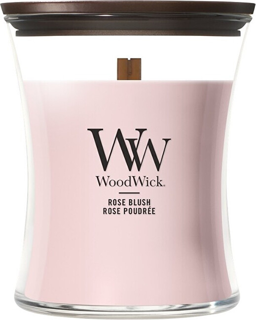 WoodWick Scented candle vase medium Rose Blush 275 g kvepianti žvakė