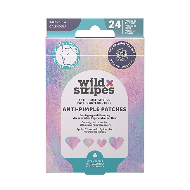 Wild Stripes Diamond Recover Anti-Pimple Patches 24 pcs Dekoratyvinė kosmetika Moterims