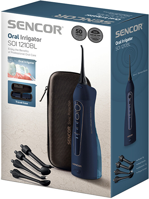 Sencor Oral irrigator SOI 1210BL tarpdančių siūlas
