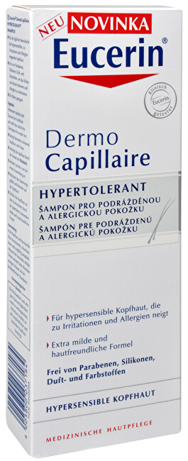 Eucerin Hypertolerant shampoo for irritated and allergic skin DermoCapillaire 250 ml 250ml šampūnas