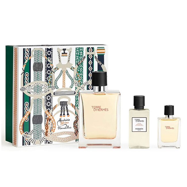 Hermes Terre D´ Hermes - EDT 100 ml + aftershave 40 ml + EDT 12.5 ml 100ml Terre D´ Hermes - EDT 100 ml + aftershave 40 ml + EDT 12.5 ml Vyrams Rinkinys