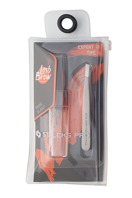 STALEKS Expert 10 Type 3 Wide Beveled Tip Eyebrow Tweezers (Eyebrow Tweezers) antakių kosmetika
