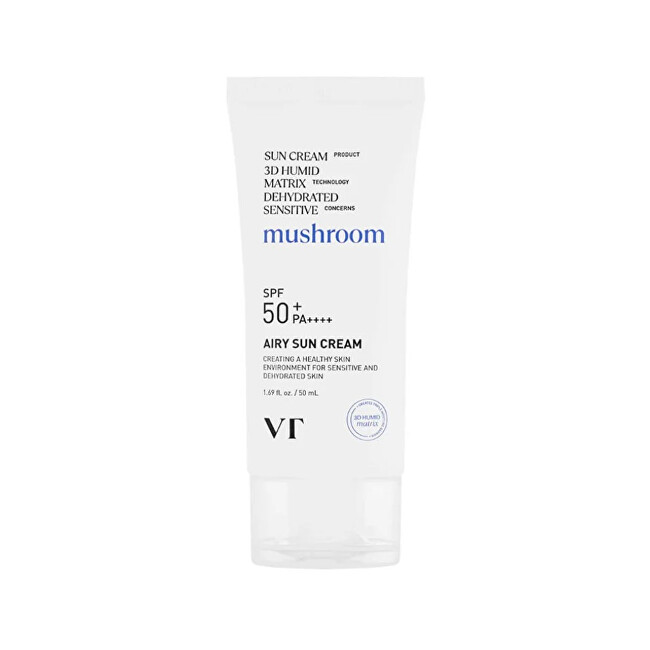 VT Cosmetics Airy Sun Mushroom Cream SPF 50+ 50 ml 50ml veido apsauga