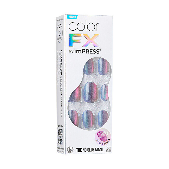 Kiss Self-adhesive nails imPRESS Color FX (Fly Up) 30 pcs priemonė nagams