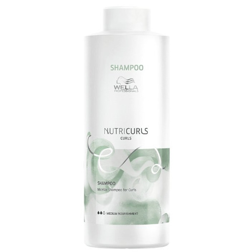 Wella Professionals Hydrating Shampoo for Wavy and Curly Hair Nutricurls (Shampoo for Wave s) 1000ml &scaron;ampūnas