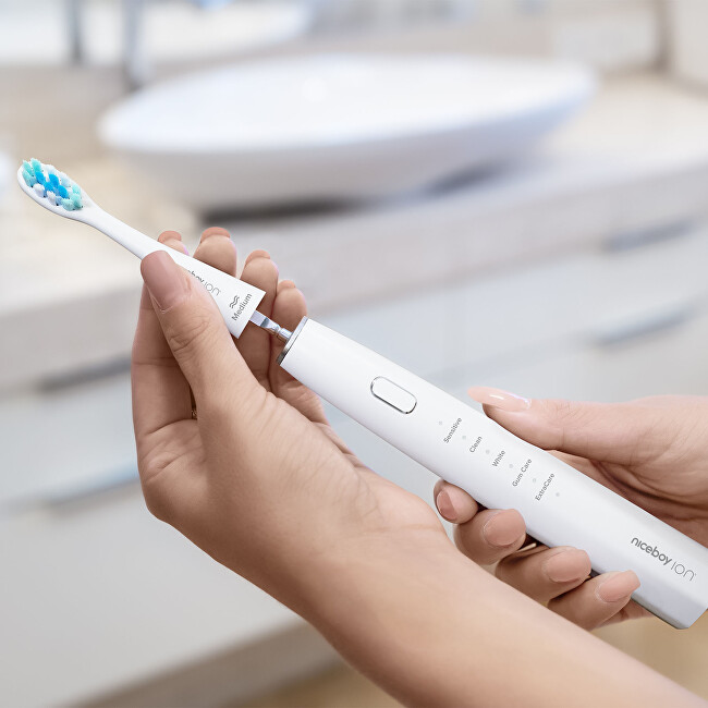Niceboy ION Sonic Duo Pack Sonic Toothbrush Set dantų &scaron;epetėlis