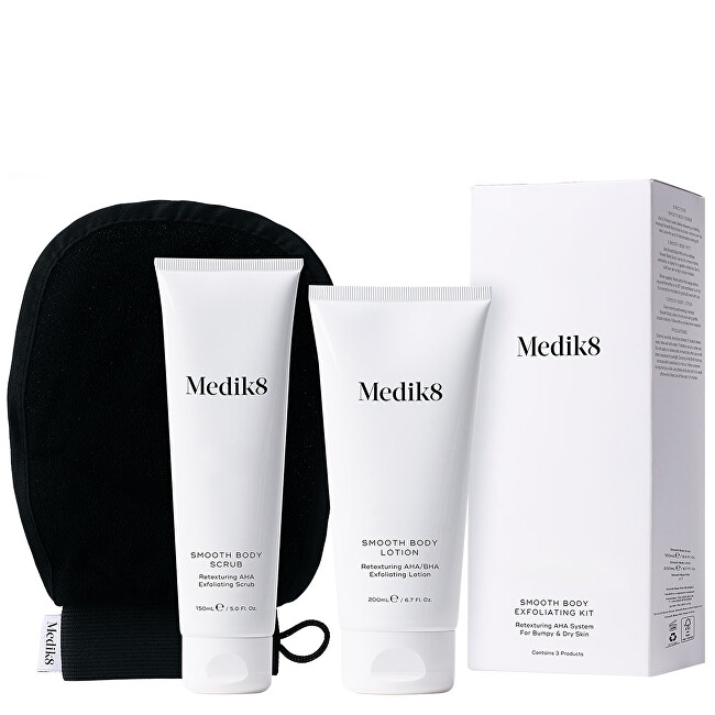Medik8 Smooth Body Exfoliating Kit Gift Set Moterims