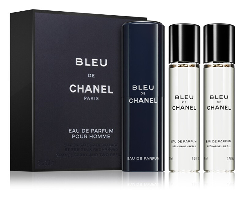 Chanel Bleu De Chanel - EDP ​​20 ml (refillable bottle) + filling 2 x 20 ml 20ml Vyrams EDP