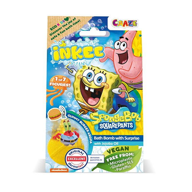 INKEE SpongeBob surprise bath bomb Vonios ir du&scaron;o priemonė