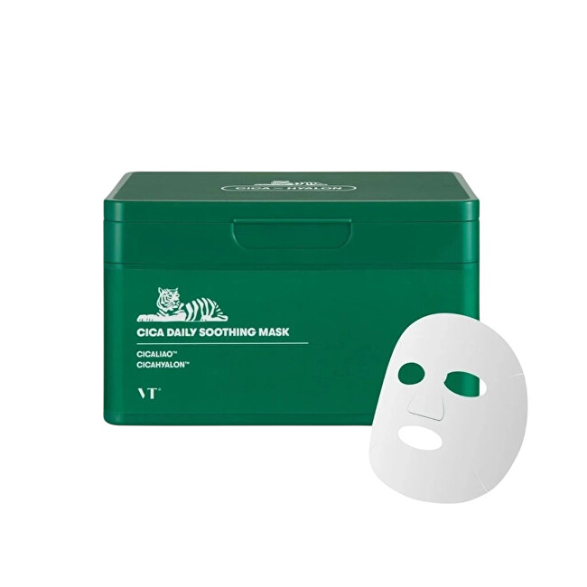 VT Cosmetics Cica Daily Soothing Mask 30vnt Veido kaukė