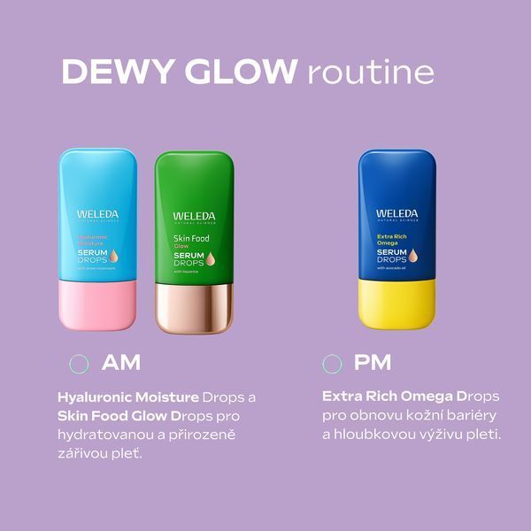 Weleda Hydrating facial serum Hyaluronic Moisture (Serum Drops) 30 ml 30ml Moterims