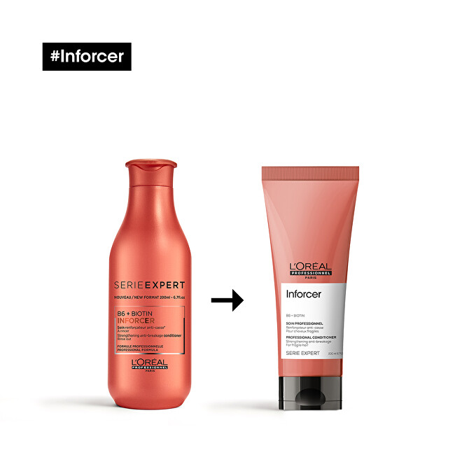 L&acute;Or&eacute;al Professionnel Expert Series Strengthening Conditioner for Fine Hair (B6 + Biotin Inforcer) 200ml plaukų balzamas