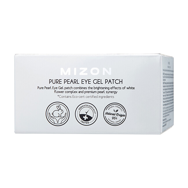 Mizon Premium eye hydrogel mask with white pearl and diamond for wrinkles and skin lightening Pure Pearl ( Moterims