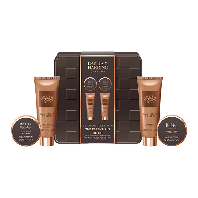 Baylis & Harding Gift set Black Pepper & Ginseng 4 pcs Moterims