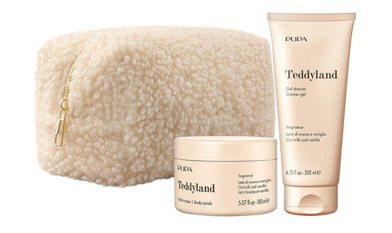 PUPA Milano Oat Milk and Vanilla Teddyland Kit 2 gift set Moterims