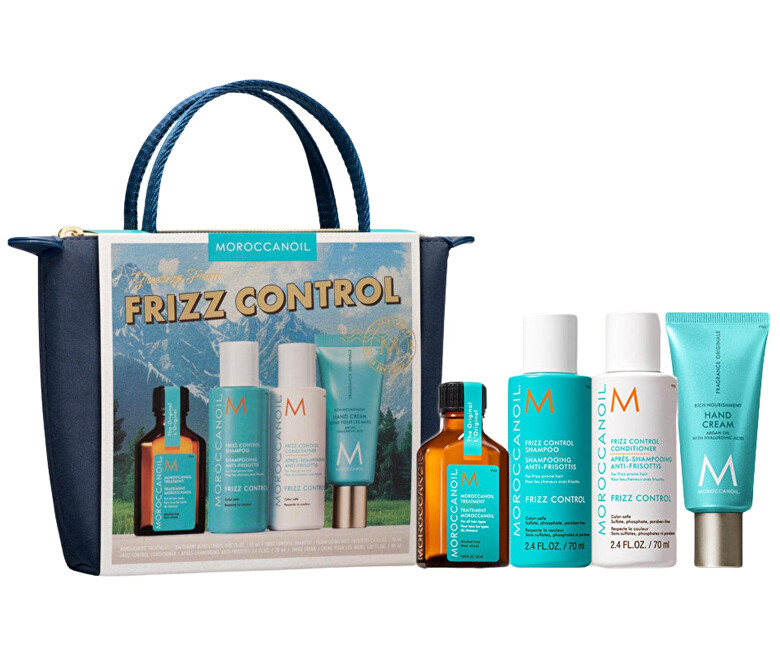 Moroccanoil Greetings From Frizz Control Set - D&aacute;rkov&aacute; sada Priemonė pažeistiems plaukams Moterims