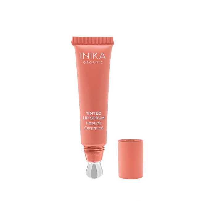 INIKA Organic Tinted lip serum with peptides and ceramides (Tinted Lip Serum) 10 ml Blush Moterims
