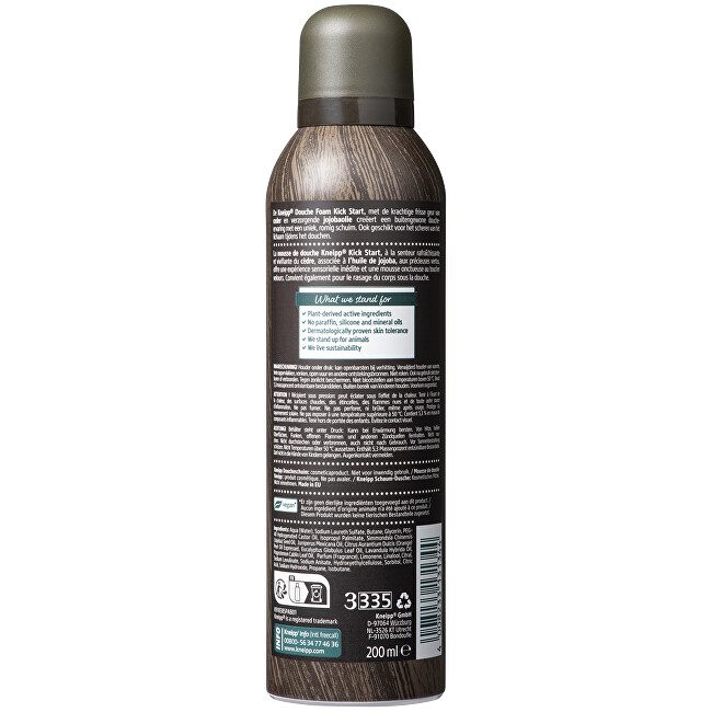 Kneipp Shower Foam for Men Kick Start (Shower Foam) 200 ml 200ml Vyrams