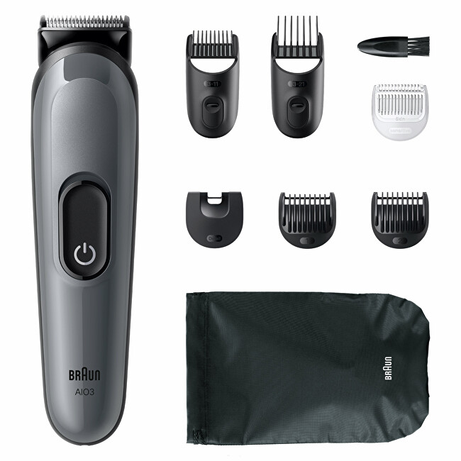 Braun Series 3 AIO3540 8-in-1 Multifunctional Trimmer plaukų segtukas