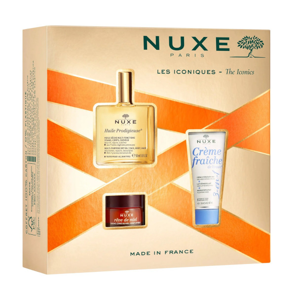 Nuxe The Iconics Skin Care Gift Set atstatomoji plaukų priežiūros priemonė