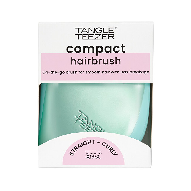 Tangle Teezer Professional hair brush Compact Styler Teal Matte Chrome plaukų šepetys