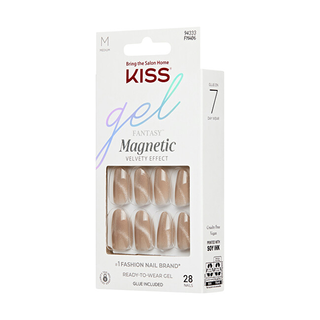 Kiss Gel nails Gel Fantasy Magnetic (Drama) 28 pcs priemonė nagams