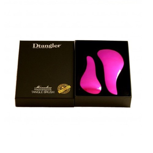 Dtangler Gift Set of Miraculous Pink Hair Brushes plaukų šepetys