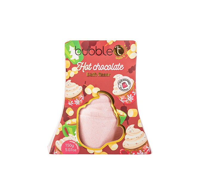 Bubble T Cosmetics Sparkling bath bomb Hot Chocolate (Bath Fizzer) 150 g Moterims