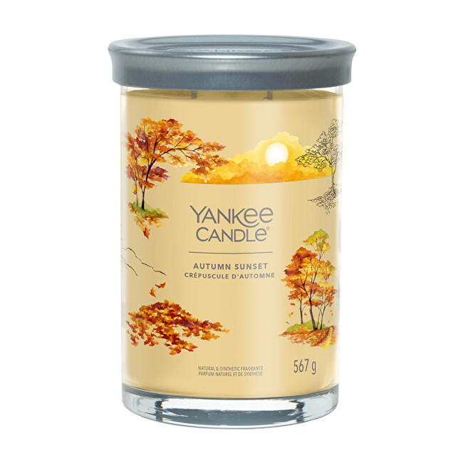 Yankee Candle Aromatic candle Signature tumbler large Autumn Sunset 567 g Unisex