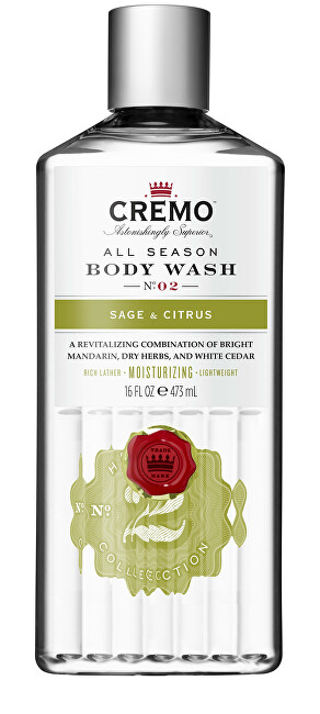 Cremo Shower gel Sage & Citrus (Body Wash) 473 ml 473ml Vyrams