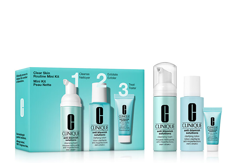 Clinique Anti-Blemish Intro Kit Gift Set Makiažo valiklis Moterims