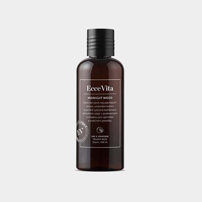 Ecce Vita Midnight Wood growing and massage oil 200 ml 200ml sveikatos apsaugai