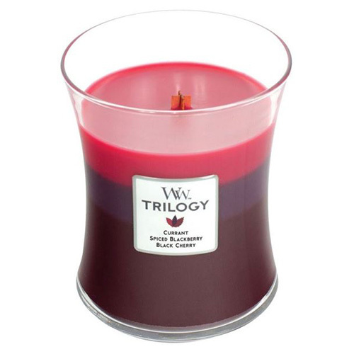 WoodWick Scented candle vase Trilogy Sun-Ripened Berries 275 g Unisex